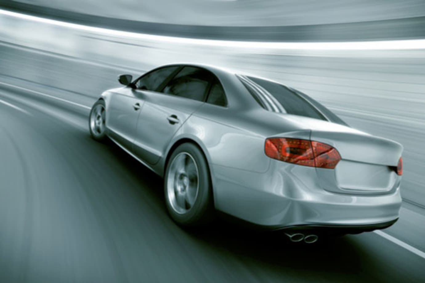 Car driving on the road