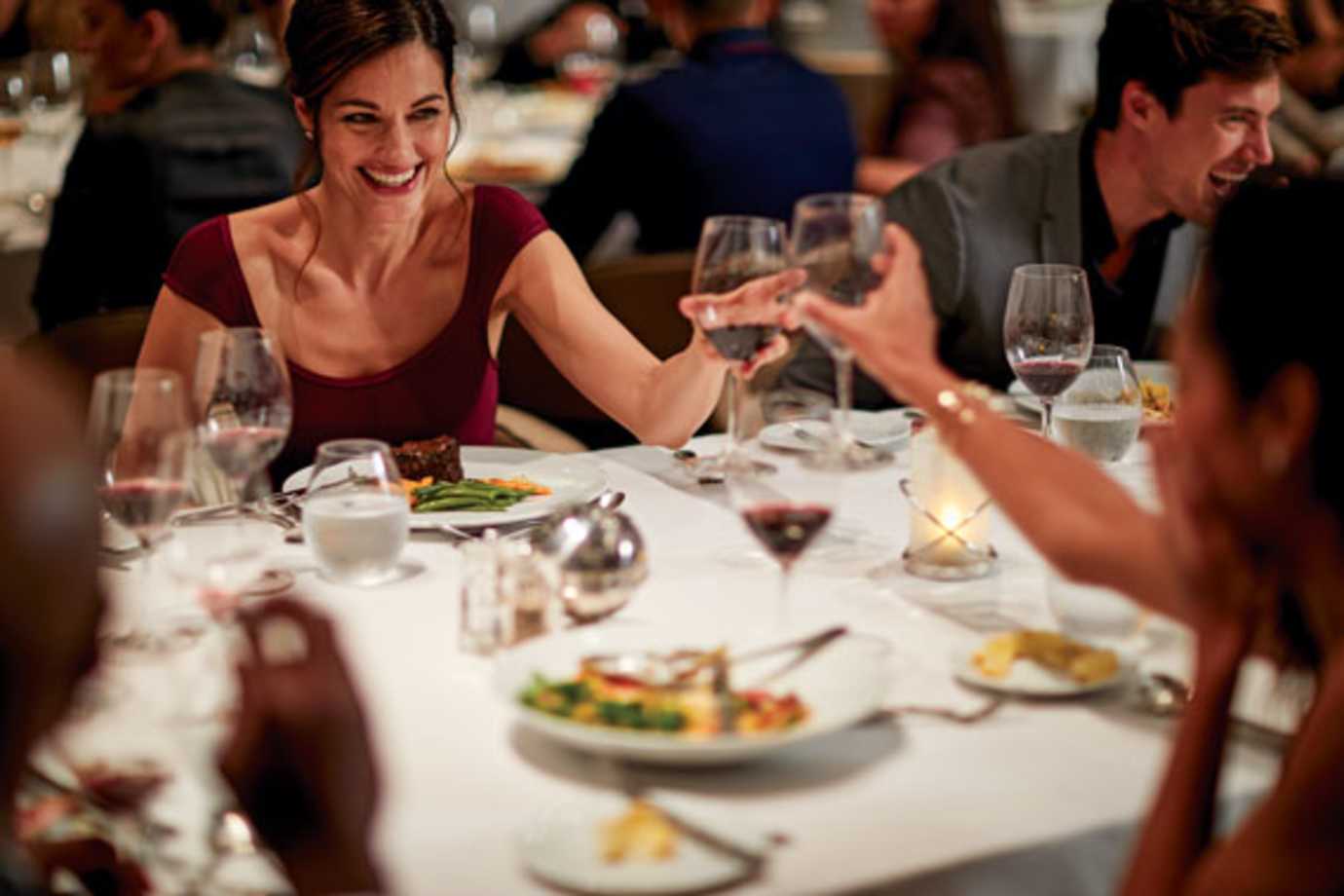celebrity cruises guests in main dining room