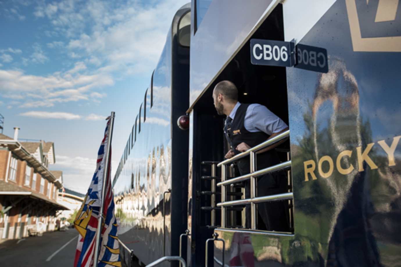 rocky mountaineer host onboard