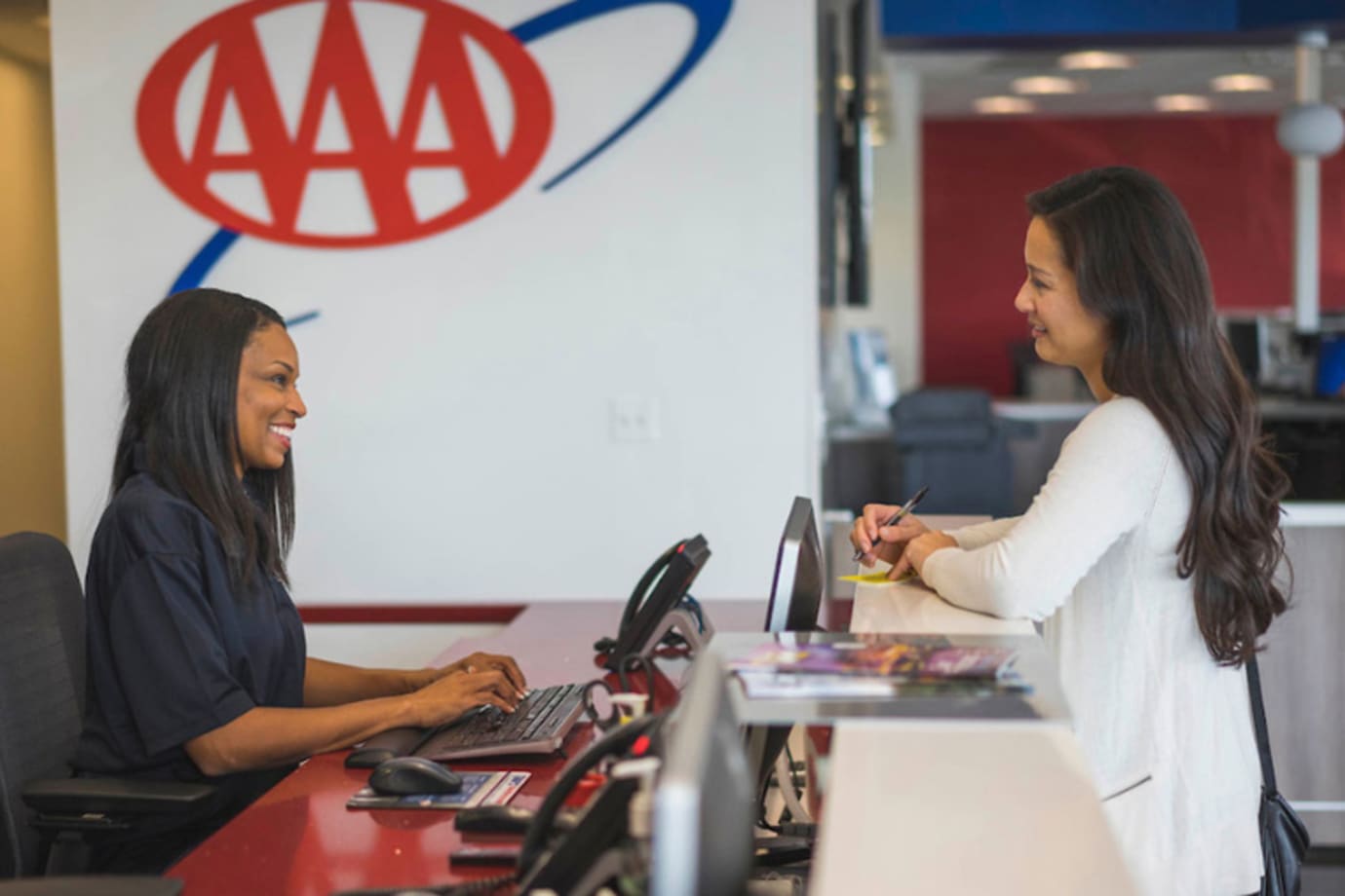 AAA dmv branch agent with e Member