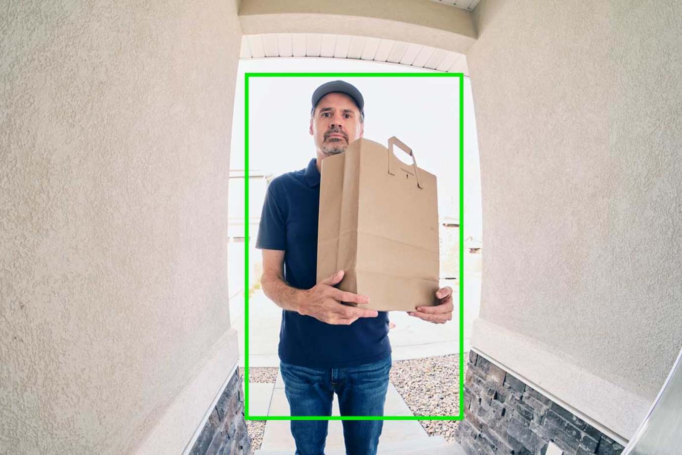 Package delivery at door