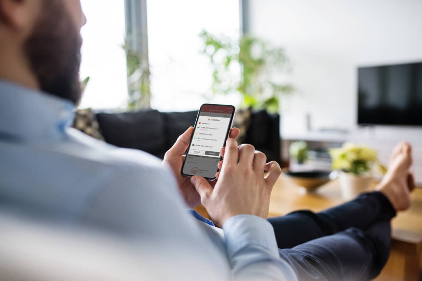 Man holding phone