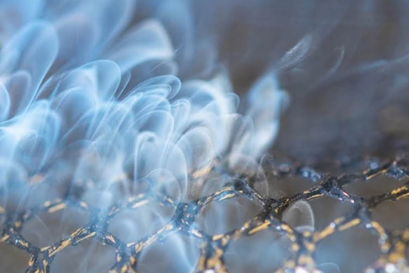 Smoke coming thru grate