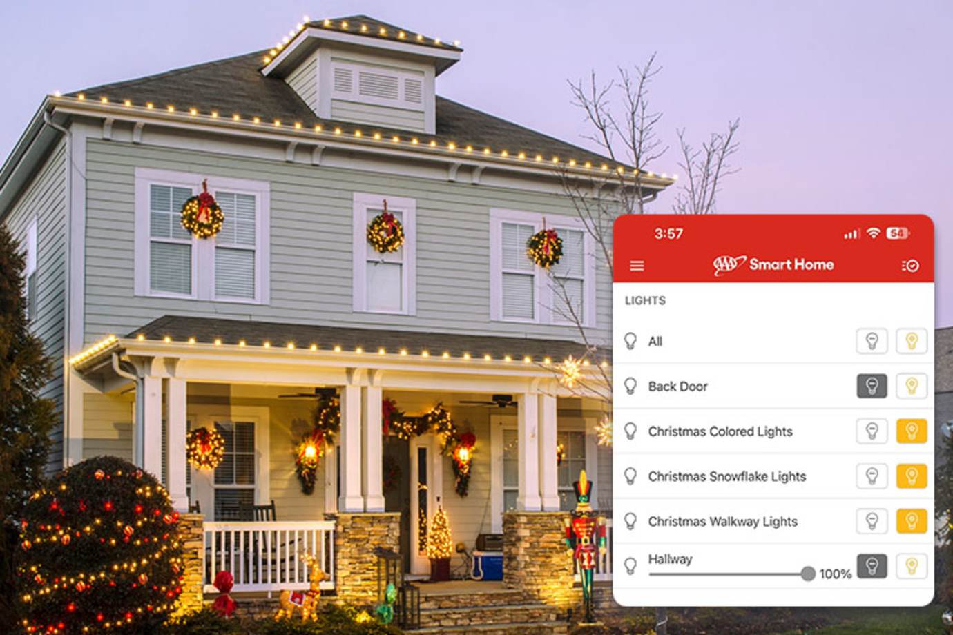 Manage the lights without a switch