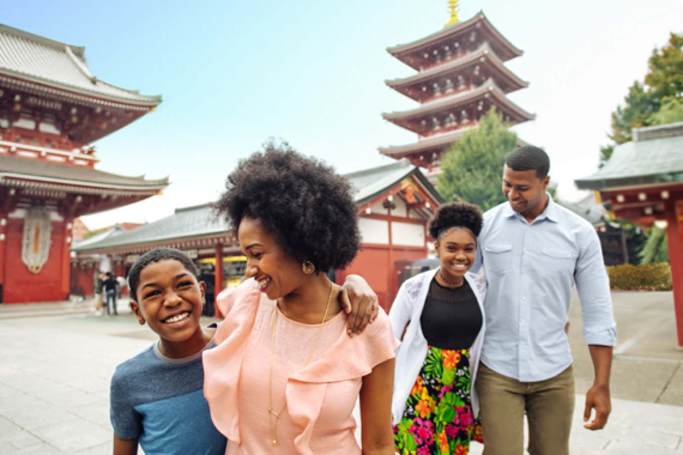 family on adventures by disney vacation in japan