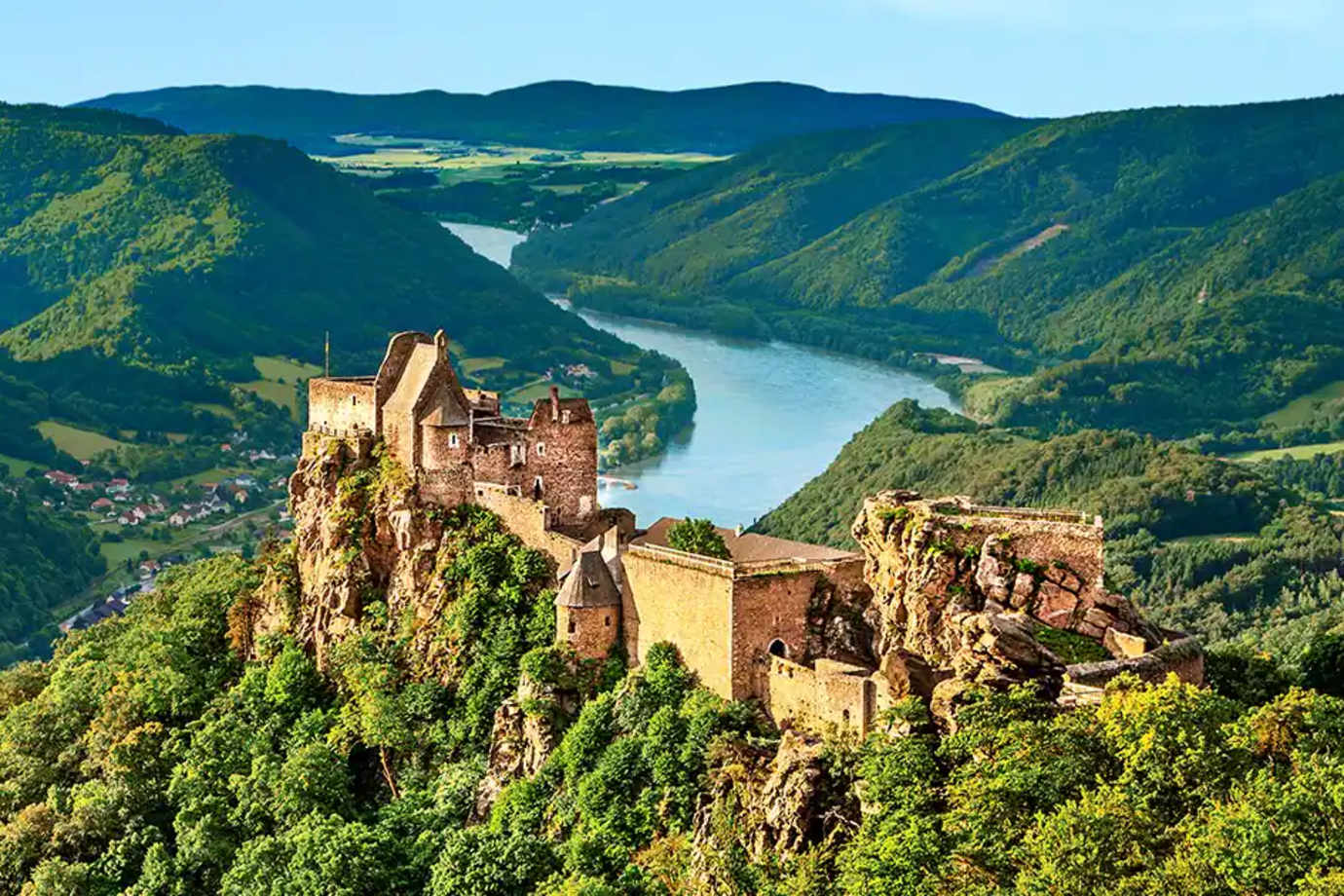 ama waterways ship on the danube river