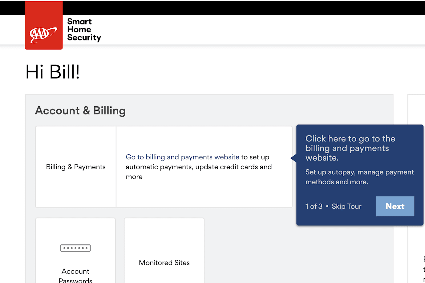 billing portal
