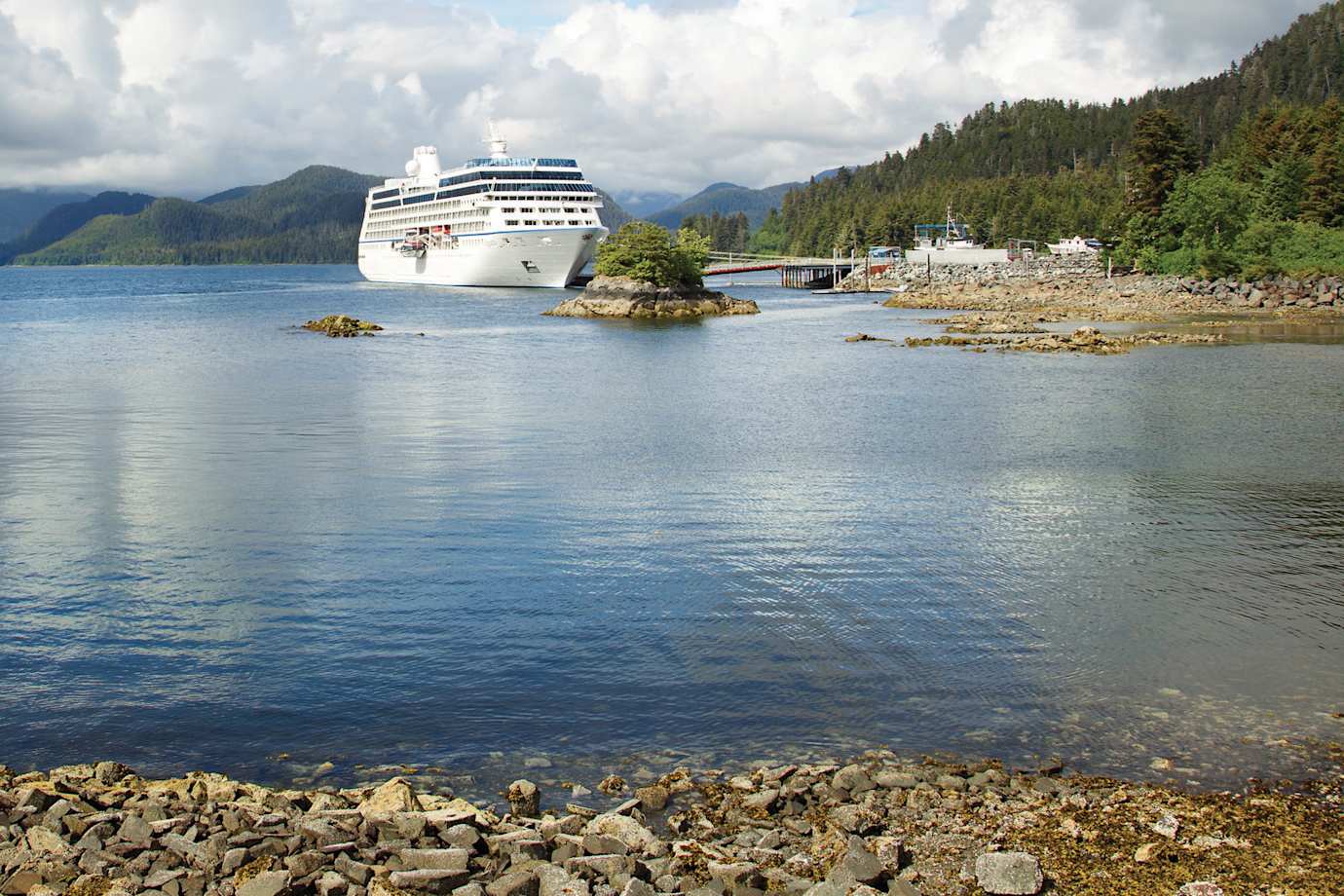 oceania ship in  alaska