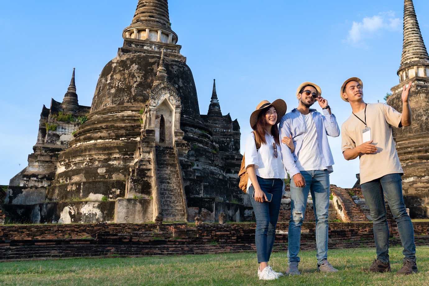 group of people in thailand