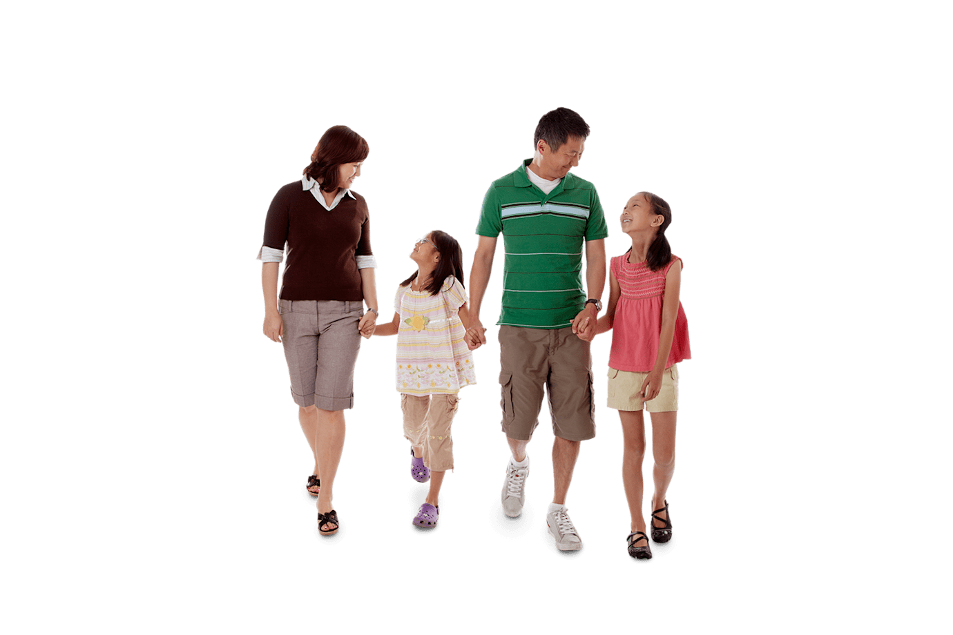 Family walking 