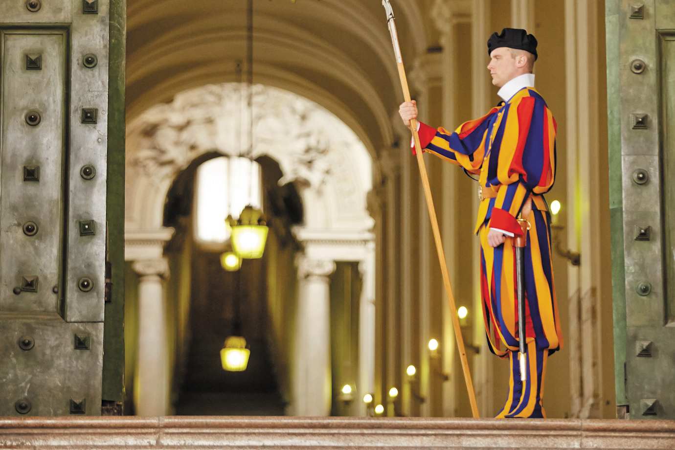 guard at the vatican in rome
