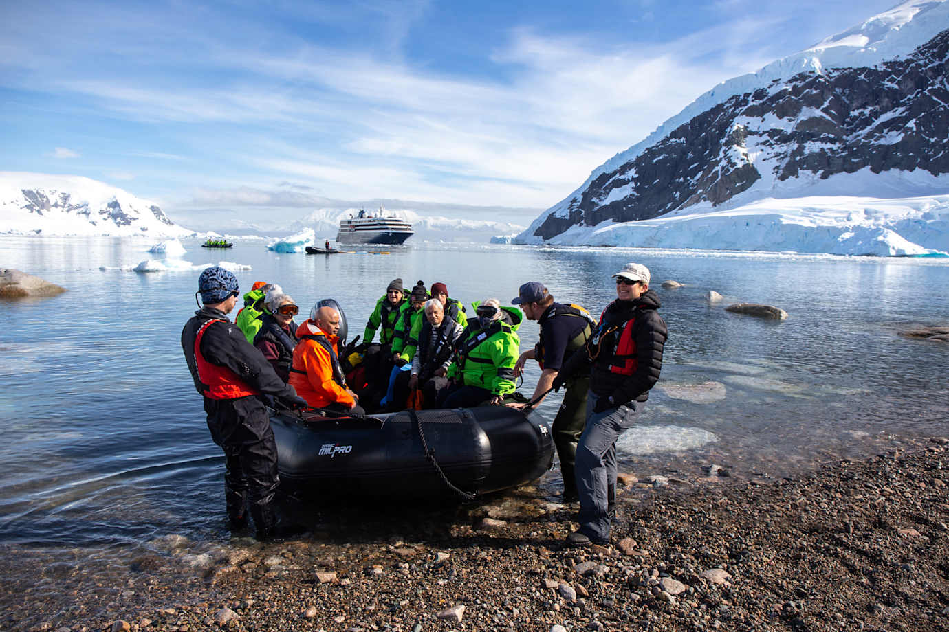 unique cruise experiences include zodiac safaris in antarctica
