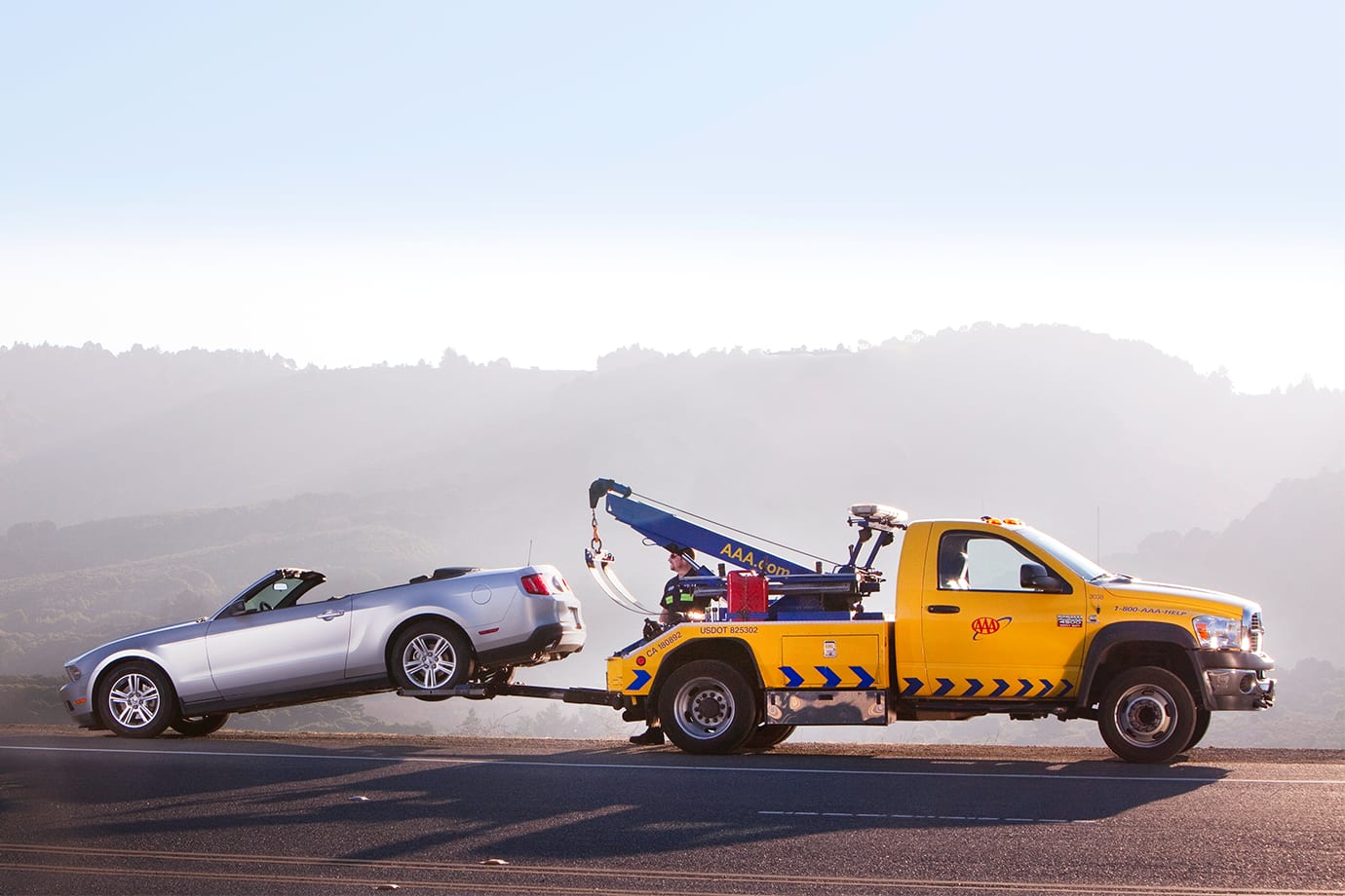 AAA tow truck