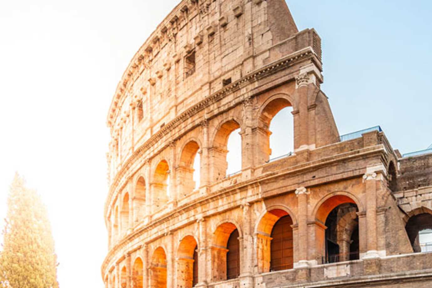 coliseum at sunrise 