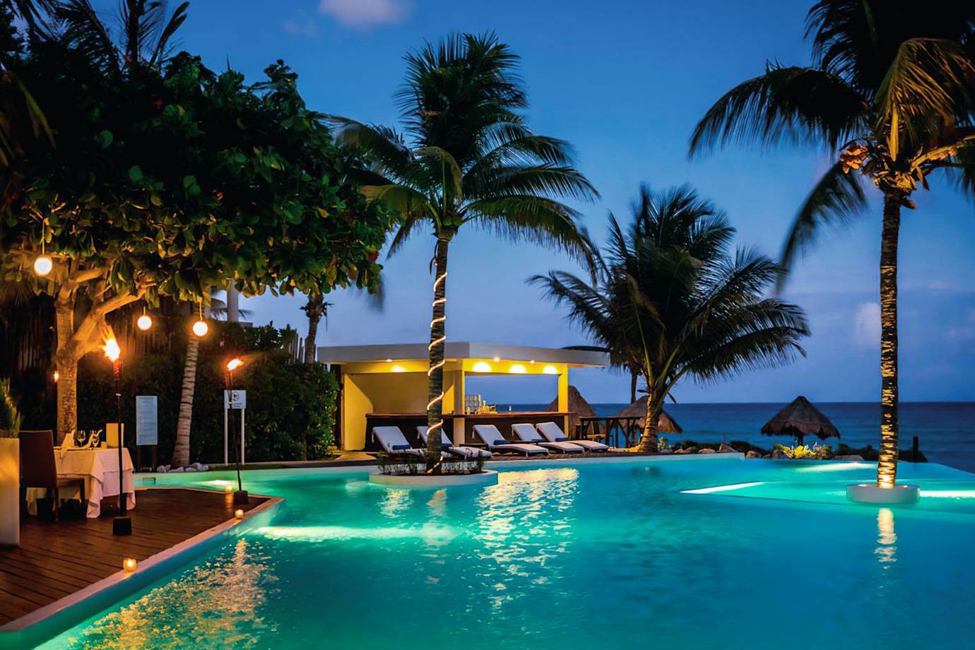 beachfront hotel