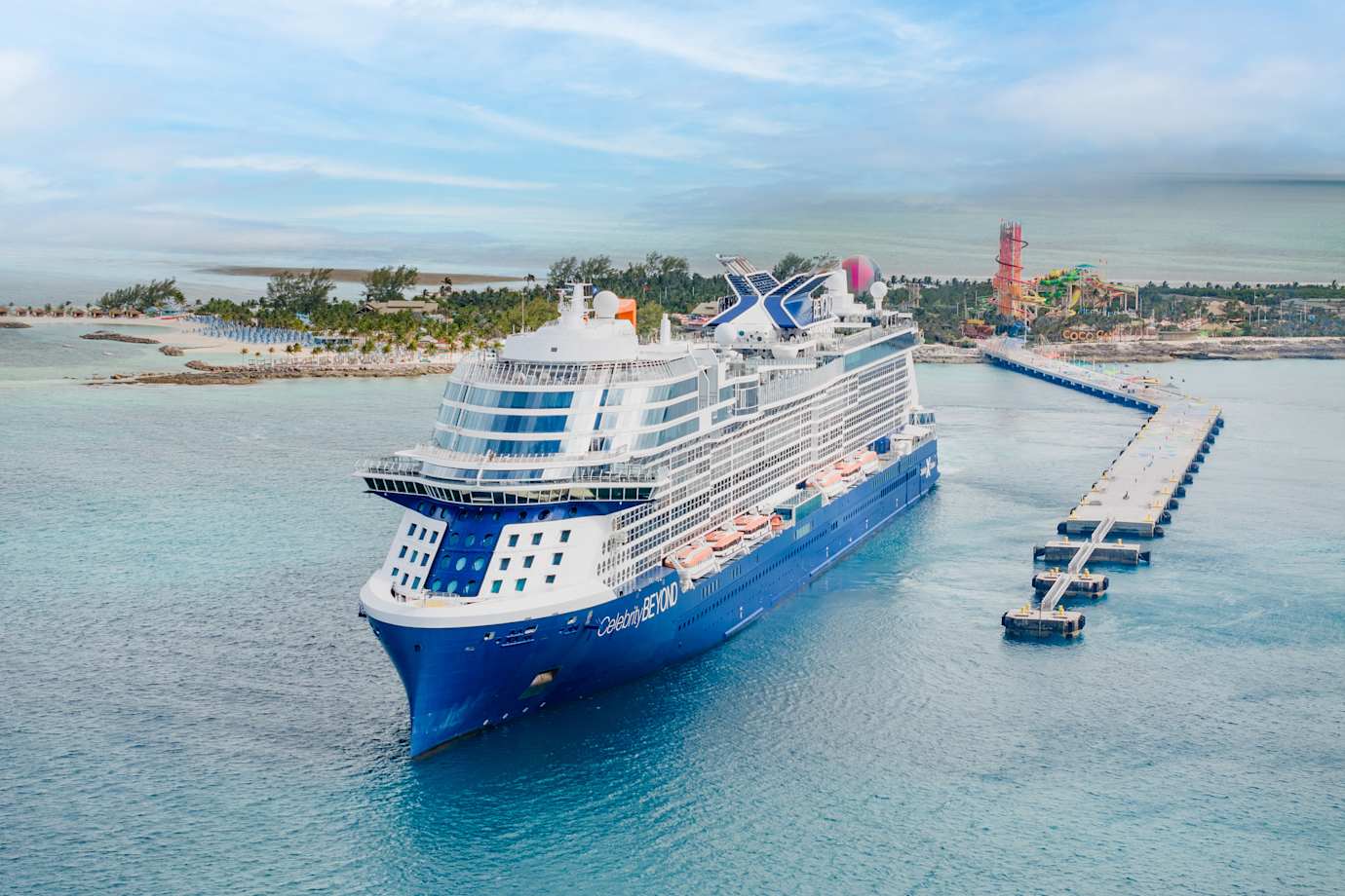 celebrity ship at perfect day at cococay
