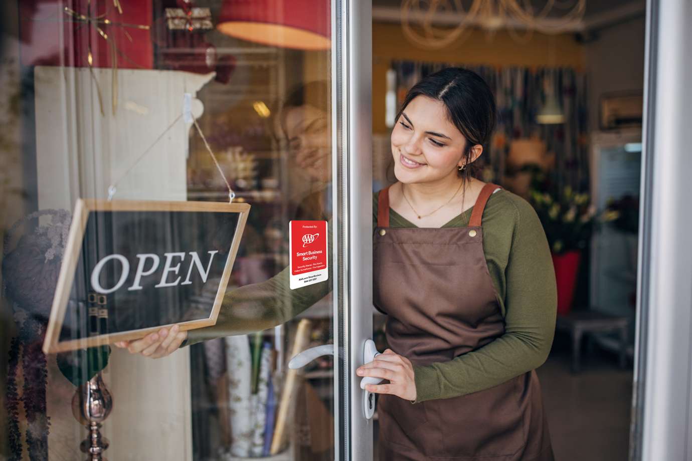 happy small business owner