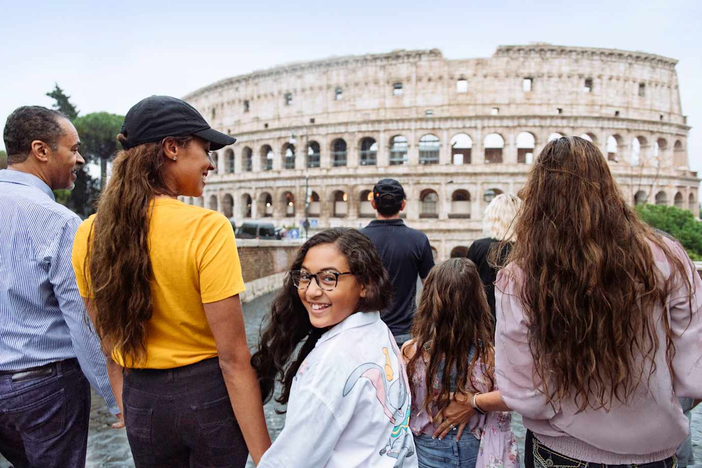 family on adventures by disney tour in rome