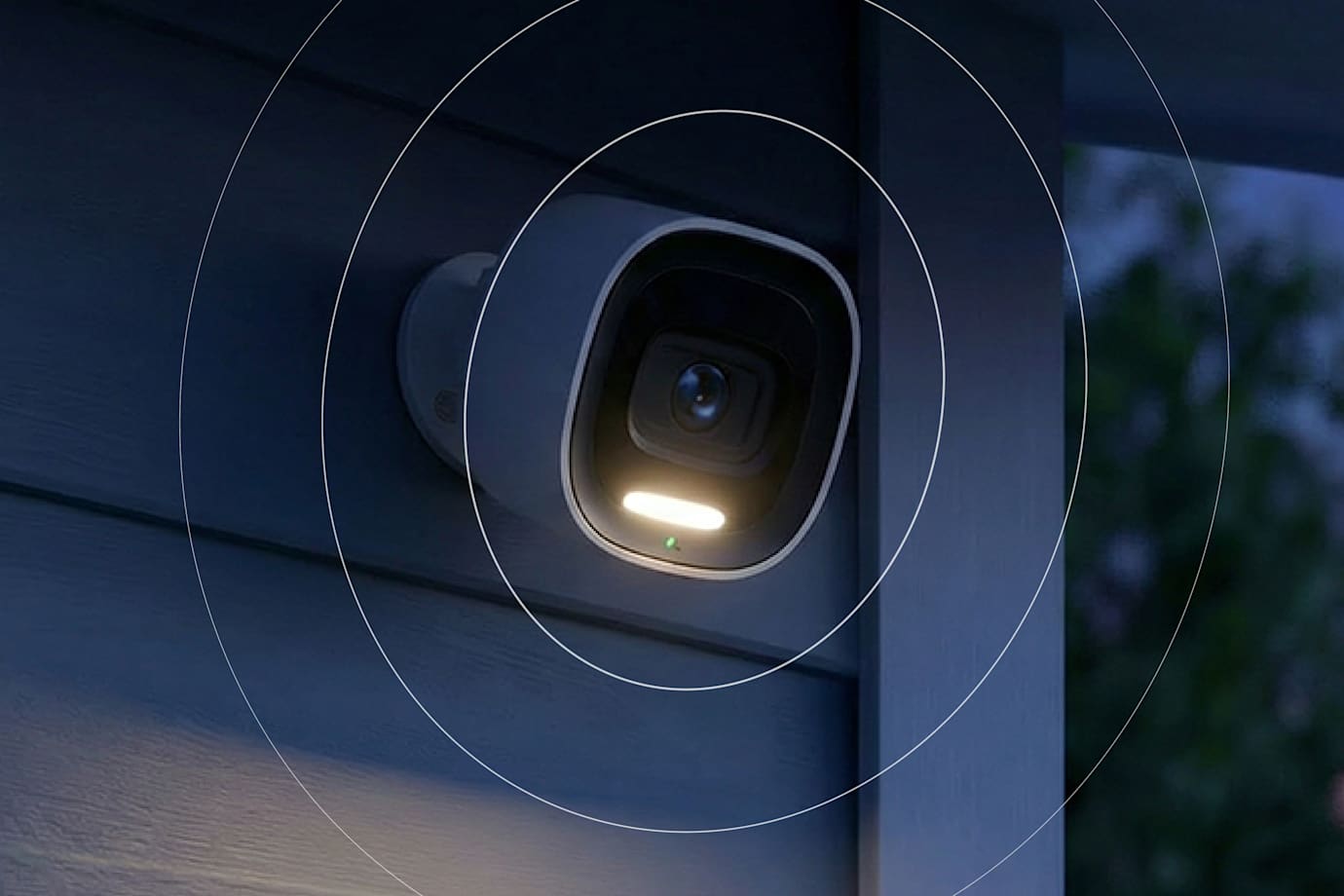 Camera with speech bubbles