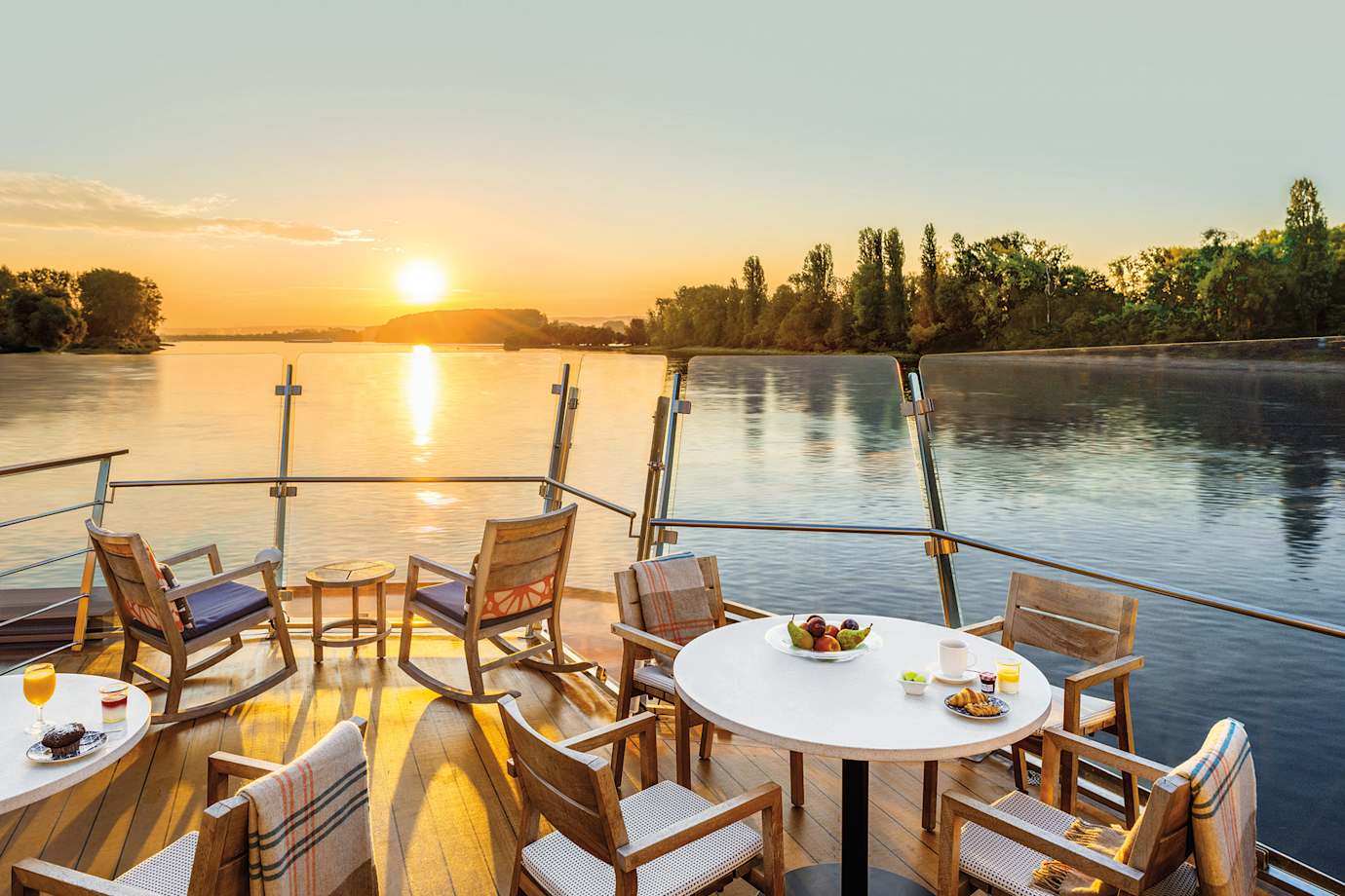 viking river cruise ship terrace