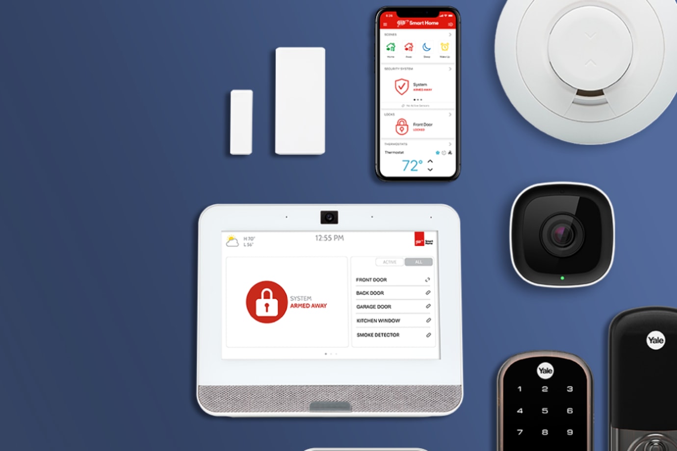 Seamlessly integrate into a Smart Home Security System