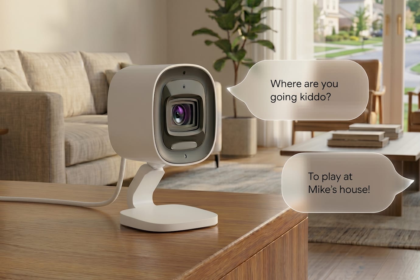 Hear and speak to visitors from your mobile device, giving you control and peace of mind from anywhere.