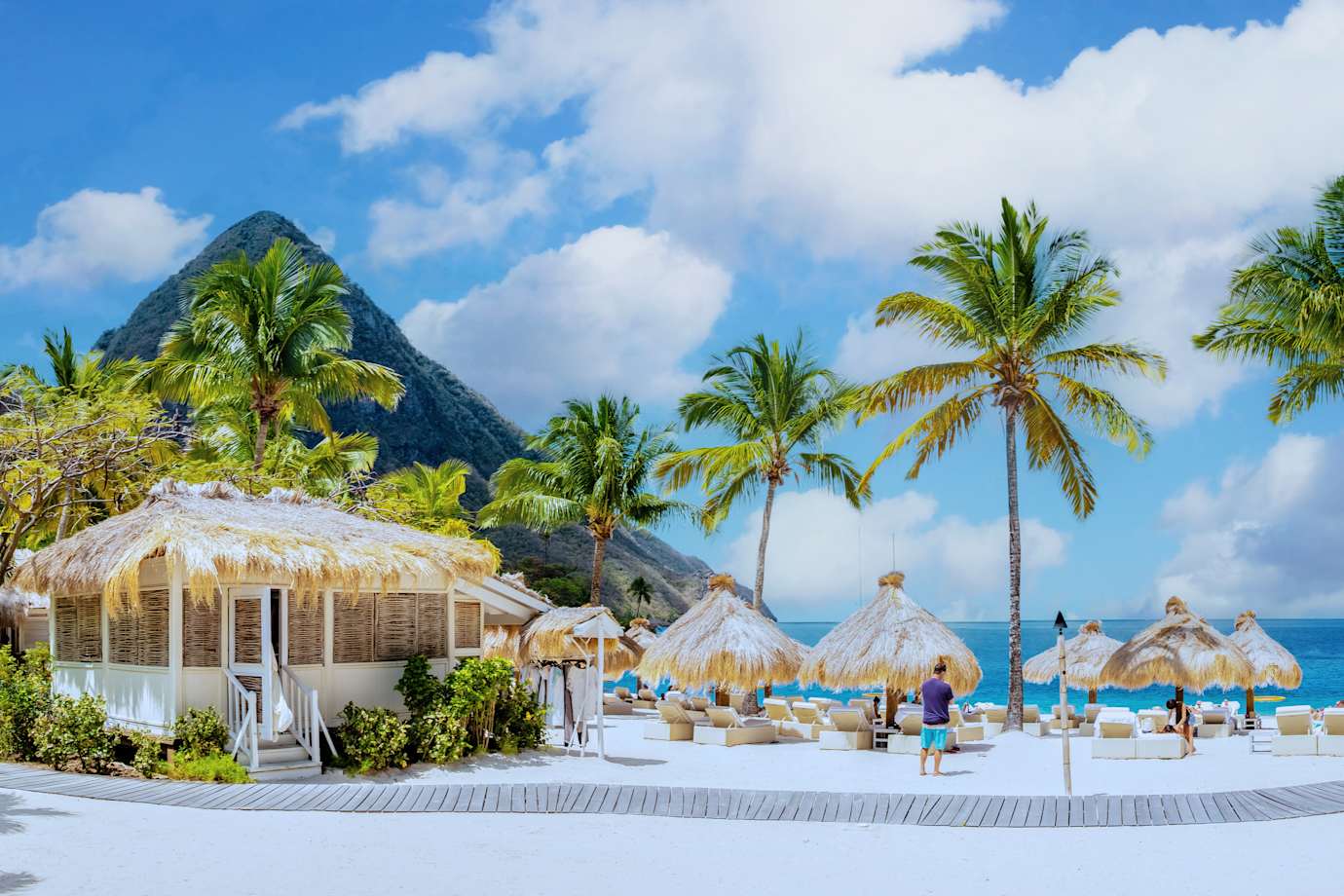 caribbean beach view