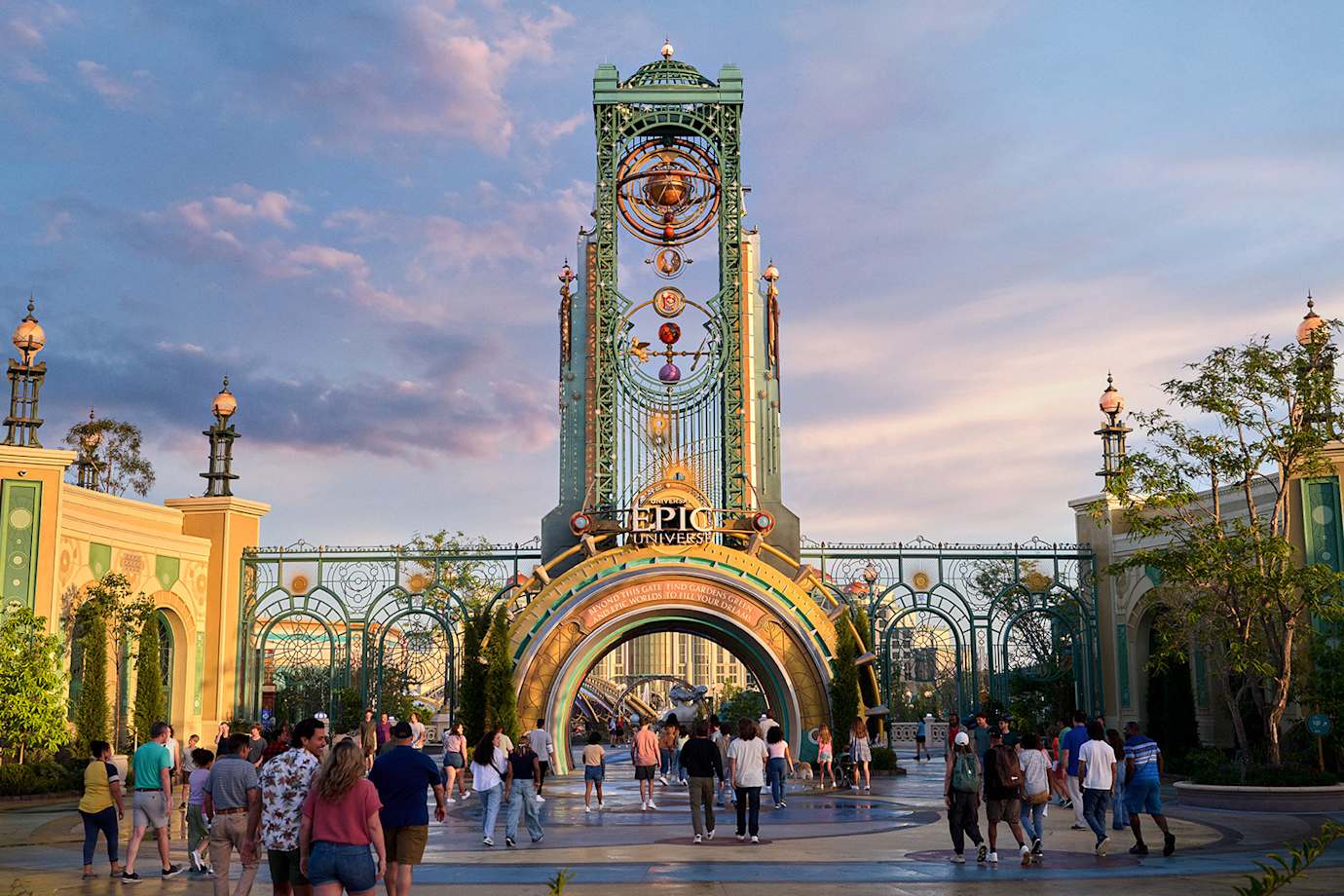 entrance to universal epic universe in orlando