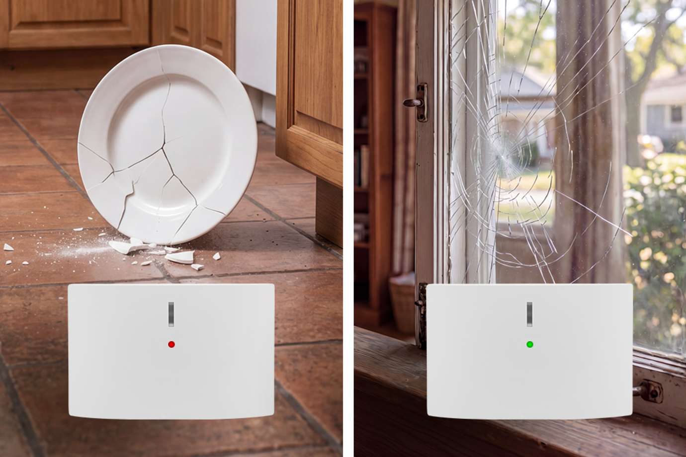 Sensor mounted on wall