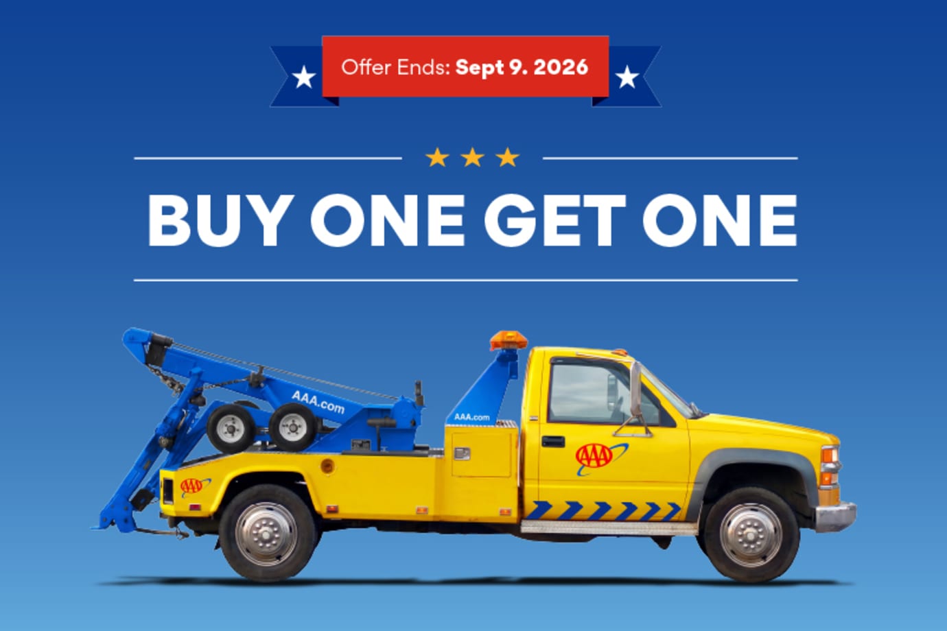 AAA Tow Truck banner