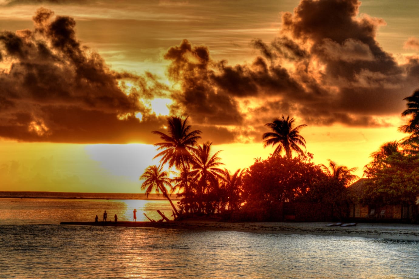 tropical sunset