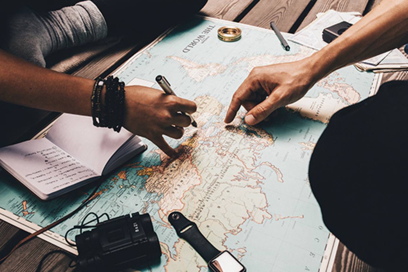 an exotic vacation destination booked with AAA Travel