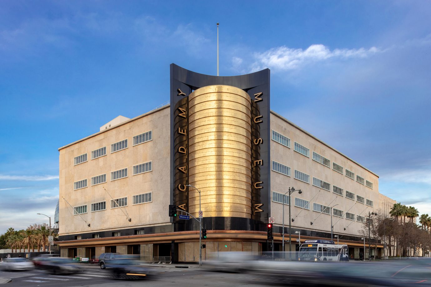 Academy Museum of Motion Pictures building in Los Angeles.