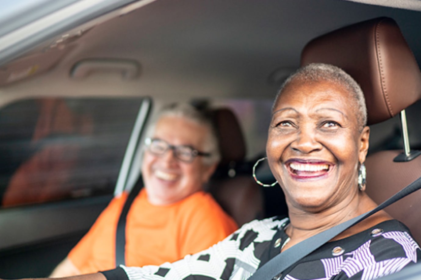 Senior citizens driving
