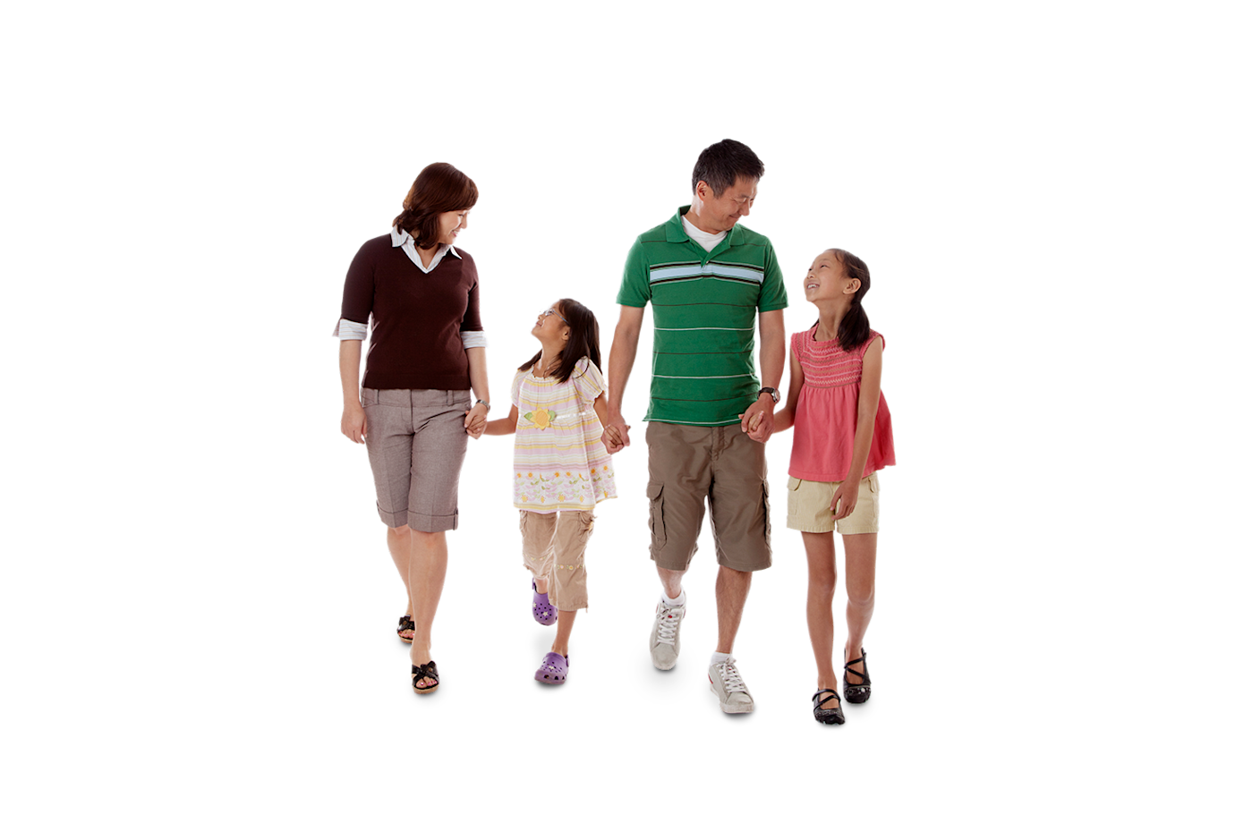 Family walking 
