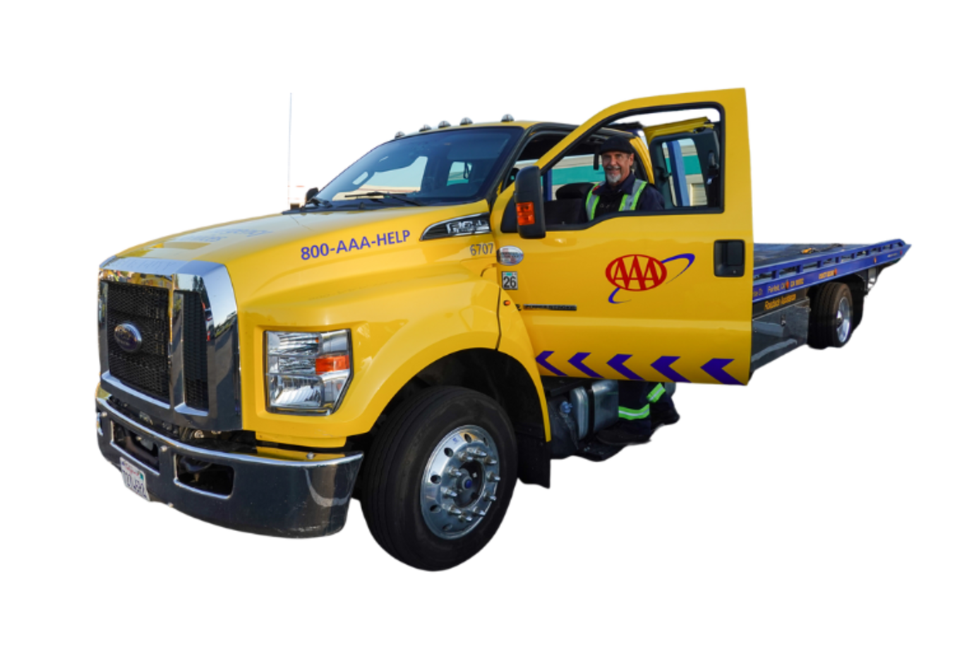 AAA roadside truck