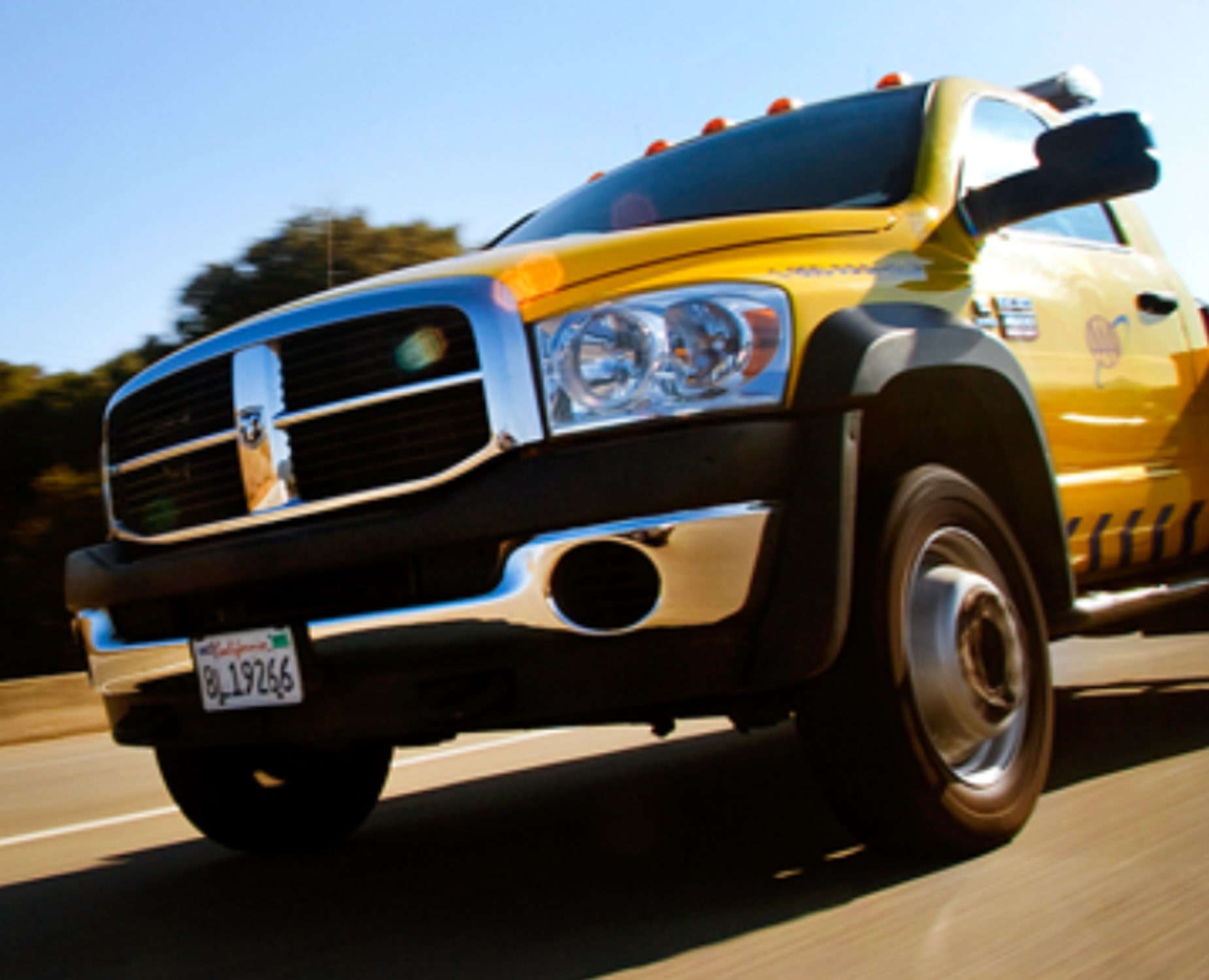 AAA roadside service truck