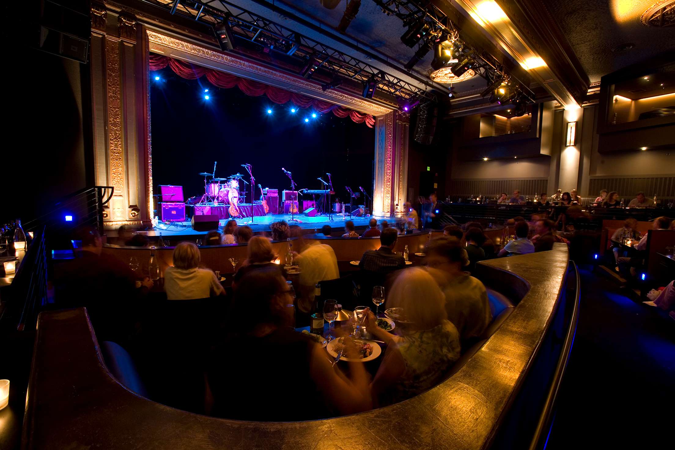 Dinner and a show at The Triple Door in Seattle, picture