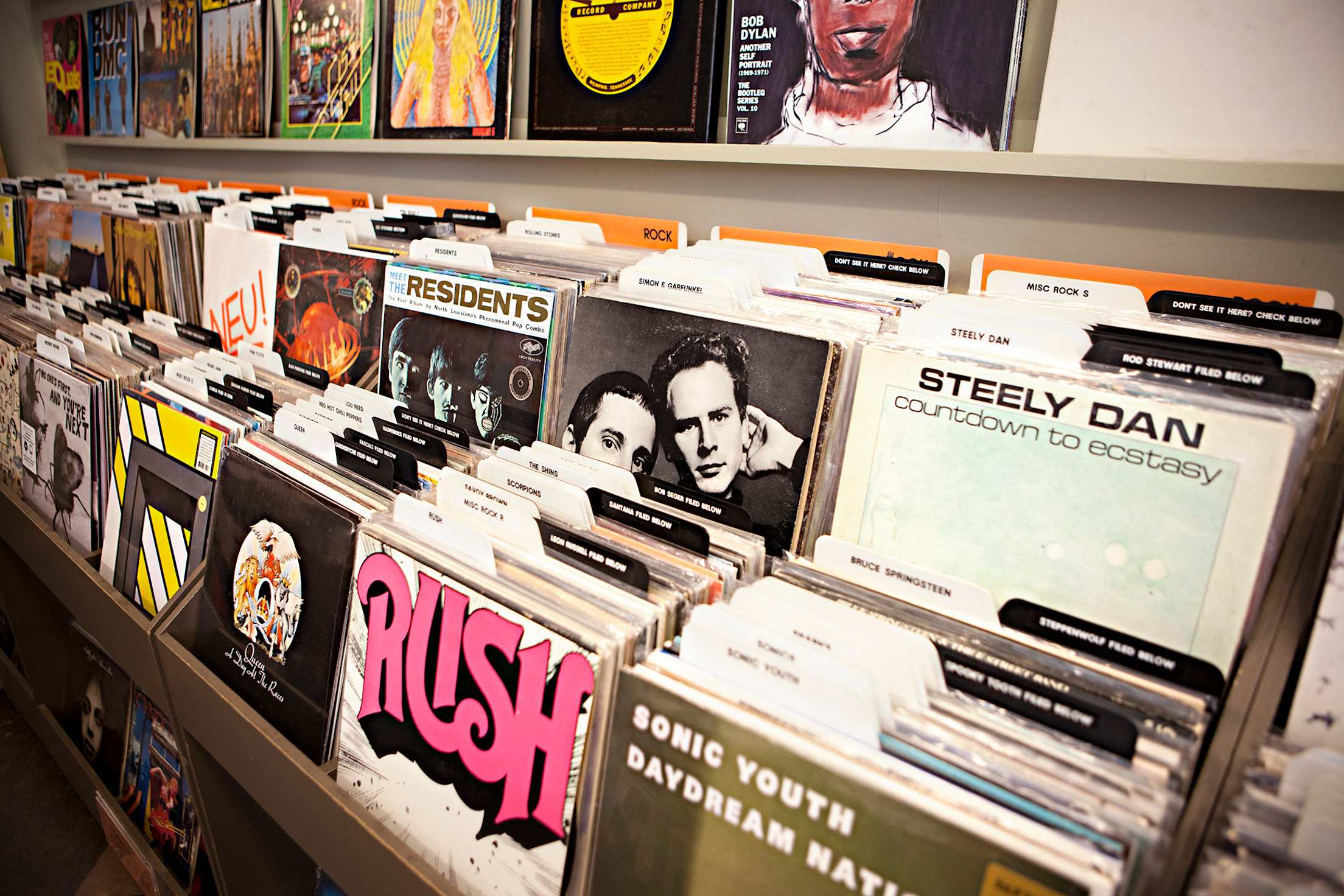 Record Selection at Jive Time Records, picture