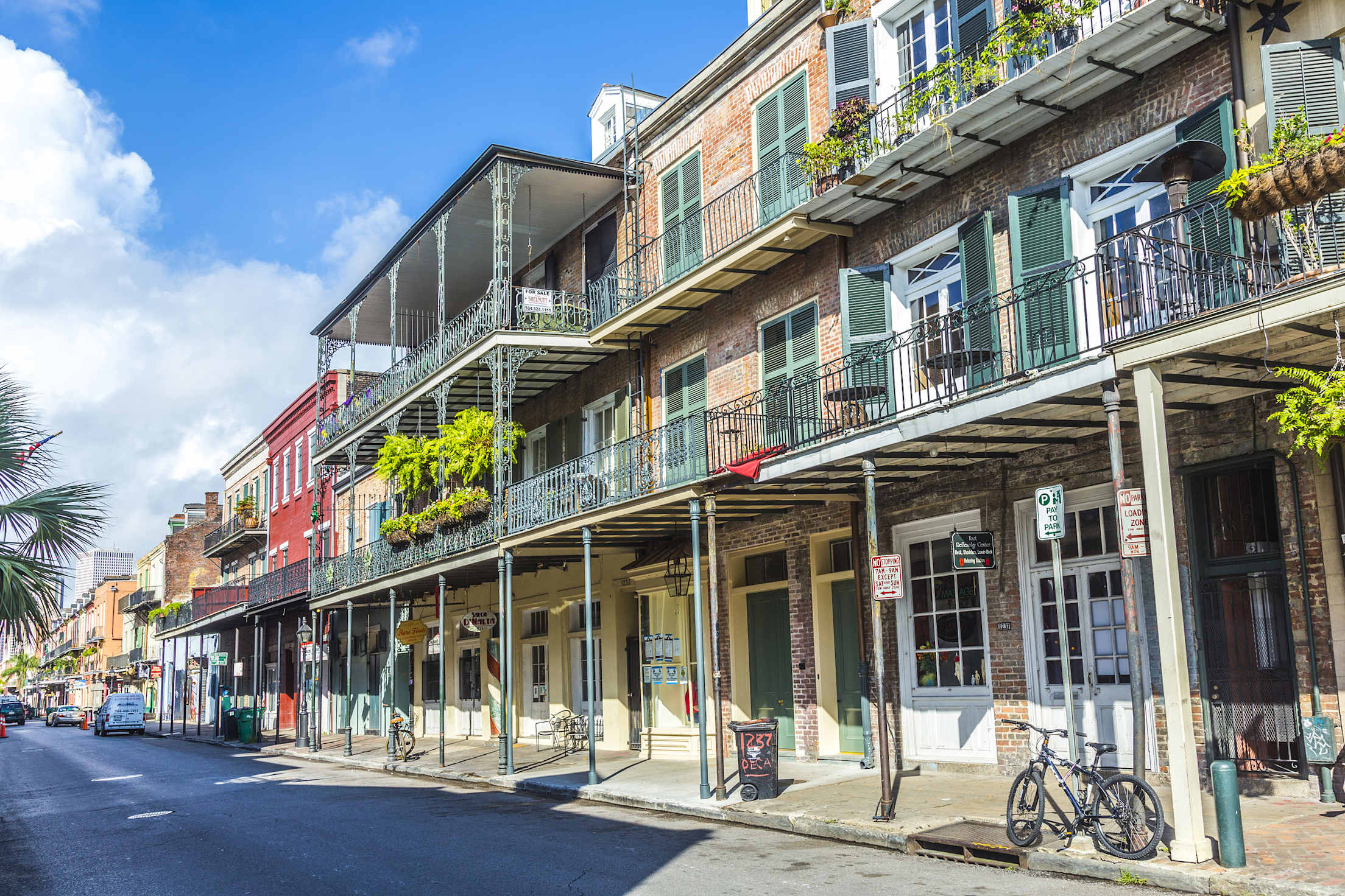 the French Quarter in New Orleans, picture