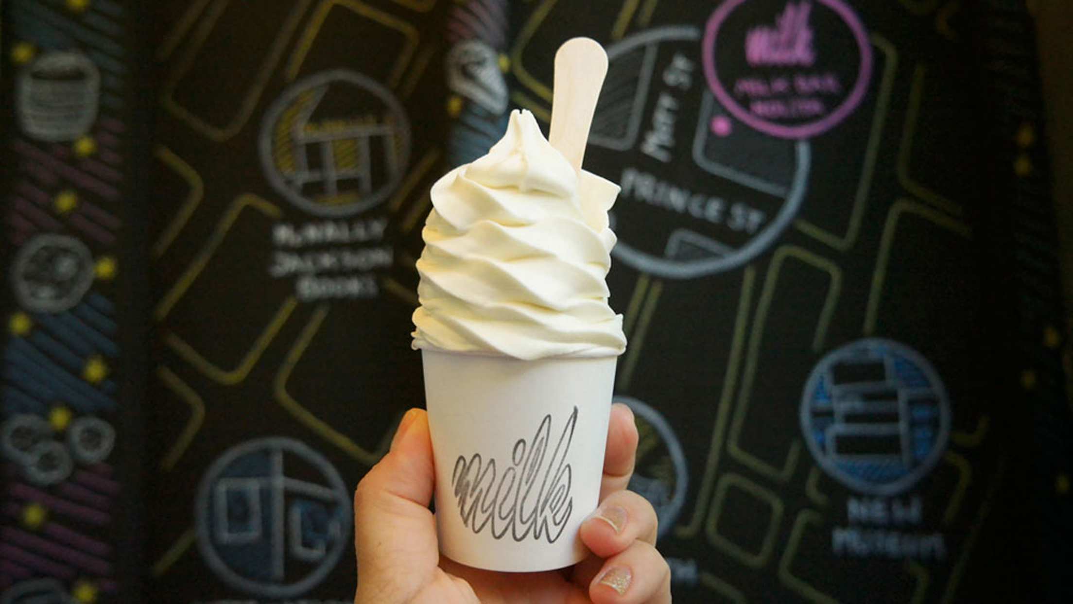 soft serve ice cream at Milk Bar in Nolita neighborhood of Manhattan, New York City, picture