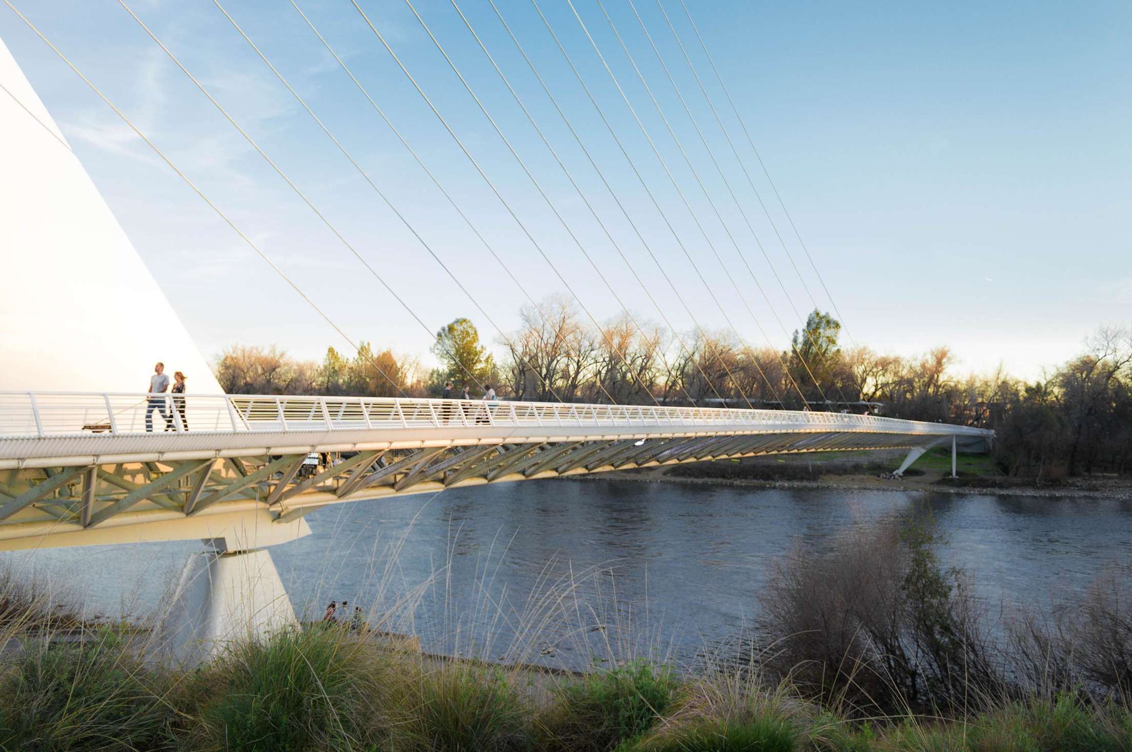 Sundial Bridge on Sacramento River, near Redding, California, picture