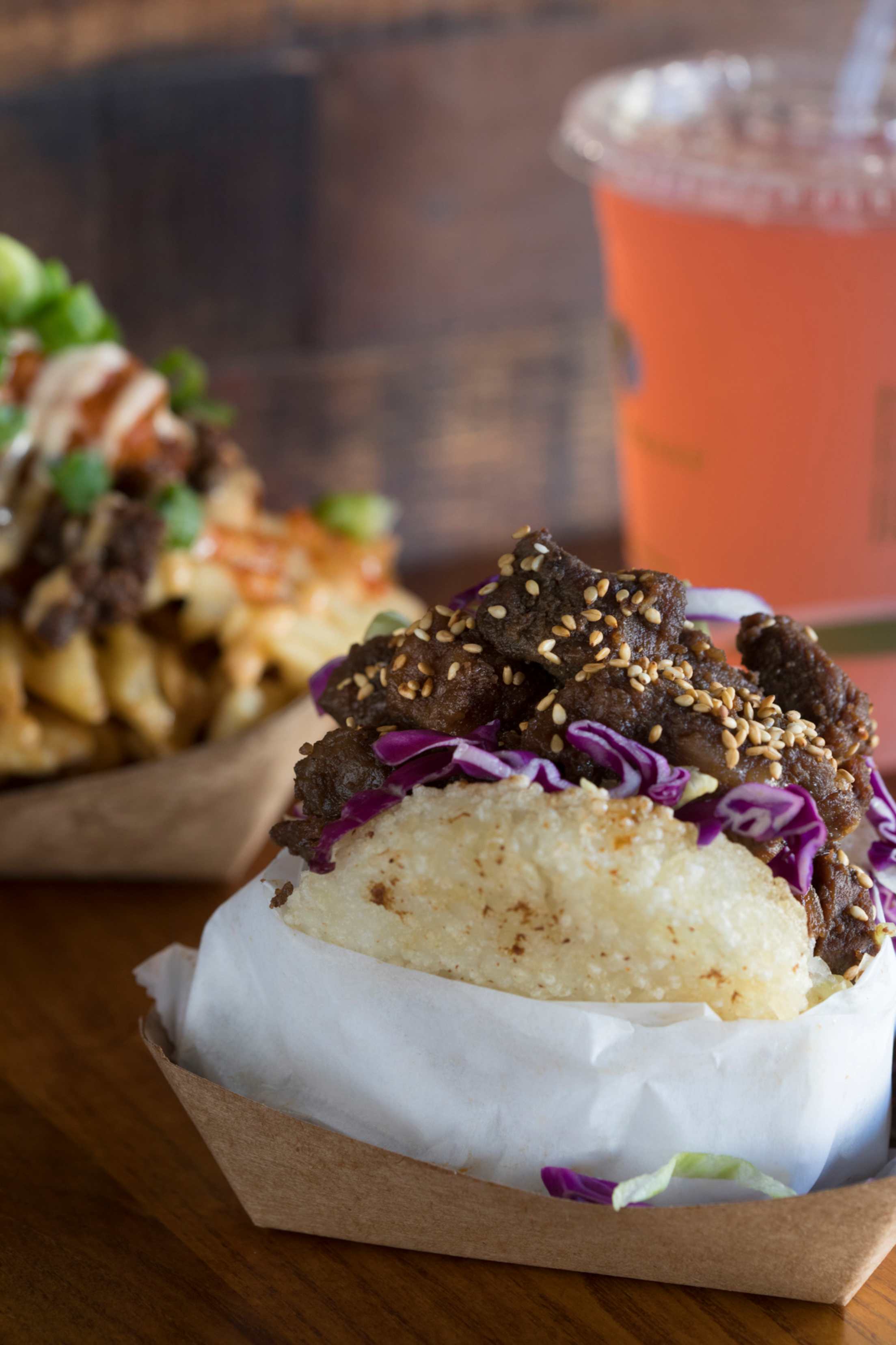 Korean barbecue short rib at KoJa Kitchen restaurant, Richmond District, San Francisco, California, picture