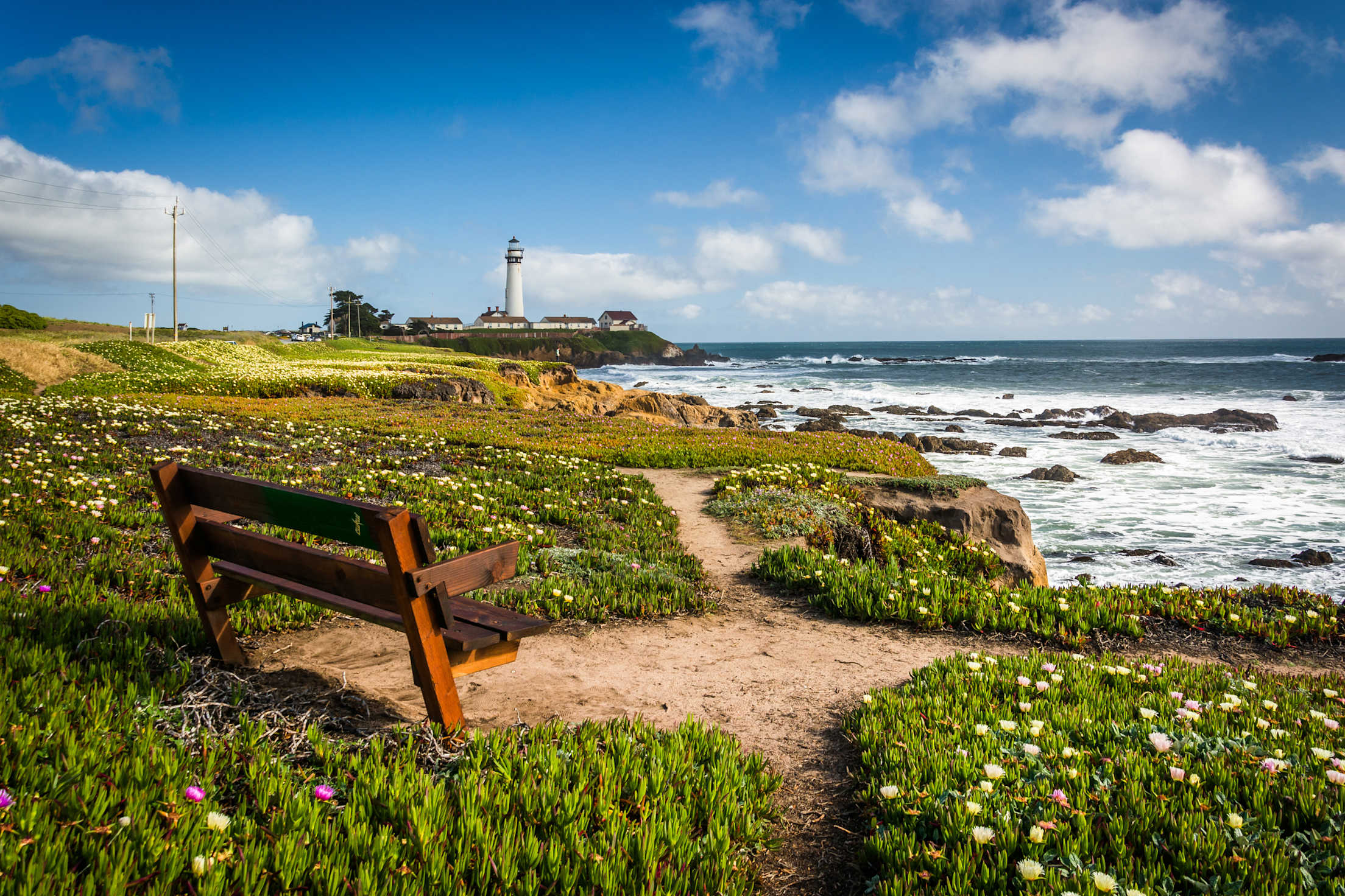 Pigeon Point Lighthouse in Pescadero, California, picture