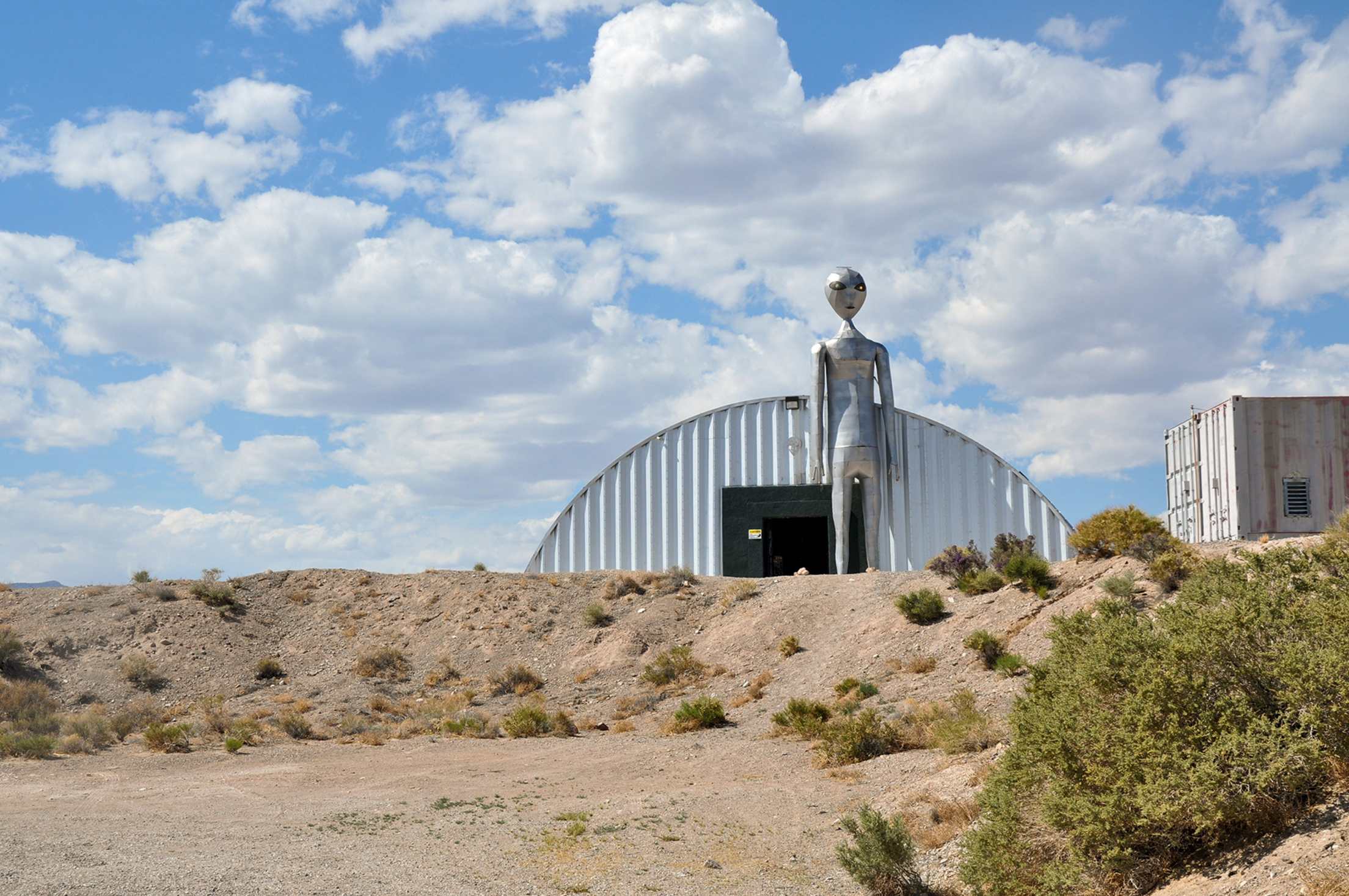 Alien Research Center exterior in Hiko, Nevada, picture