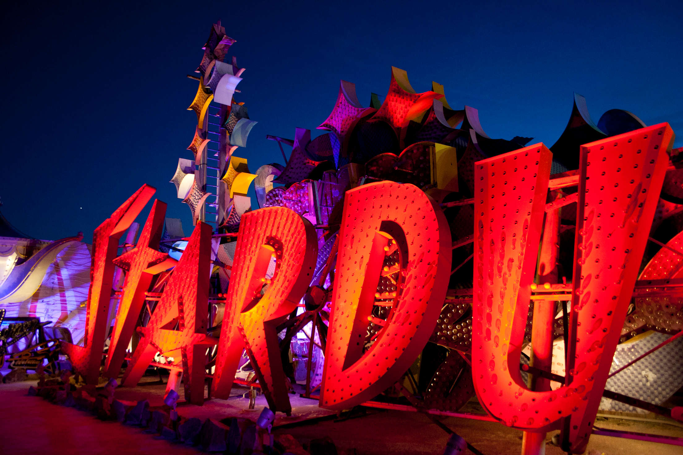 Stardust marquee at the Neon Museum in Las Vegas, Nevada.