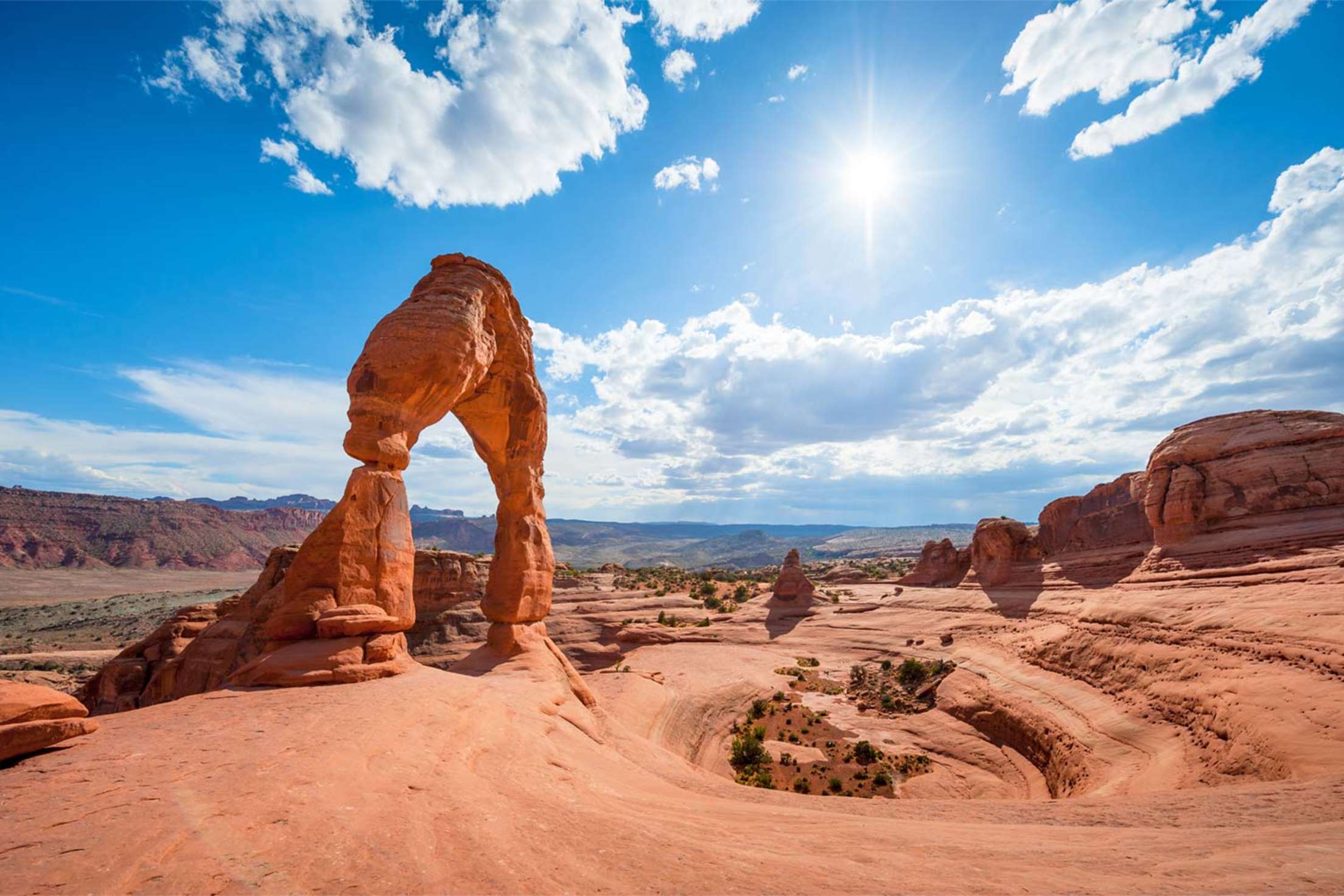 delicate arch in arches national park