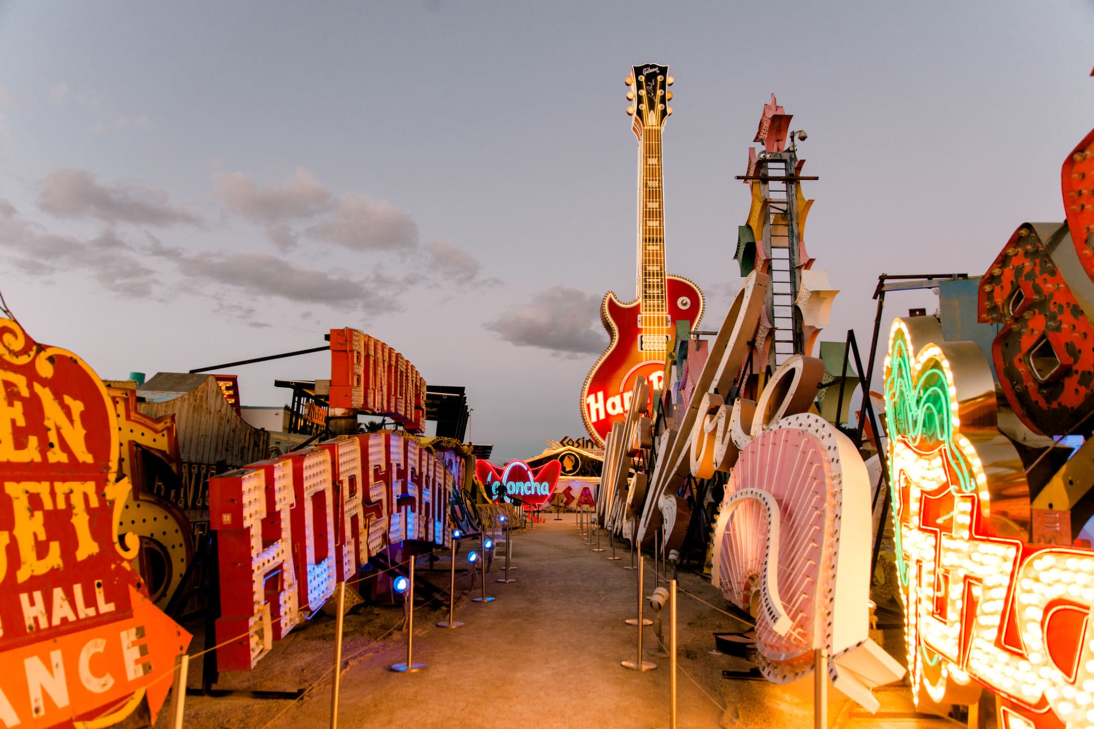 signs in the neon boneyard, an off the beaten path travel destination in las vegas