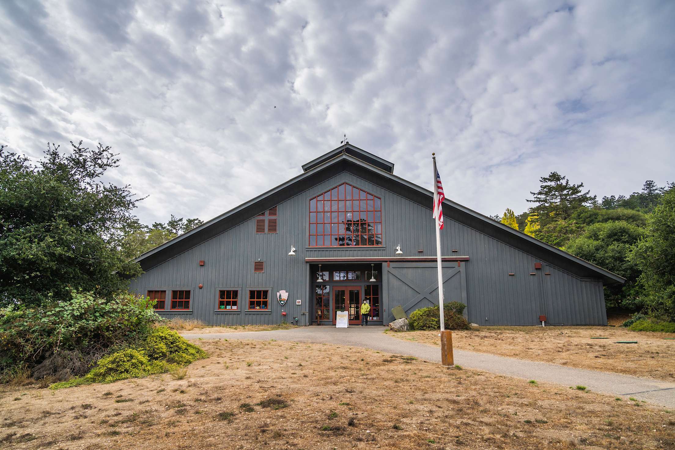 Point Reyes National Park electric vehicle charging station.