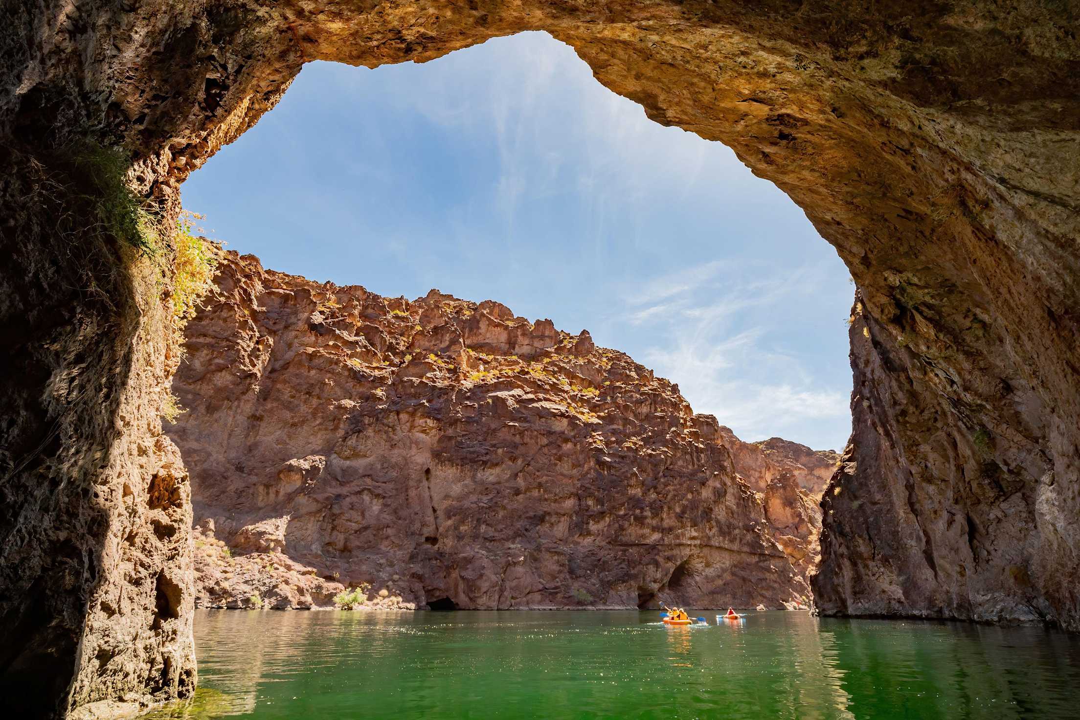 Sunny view of the beautiful landscape around Emerald Cove at Arizona